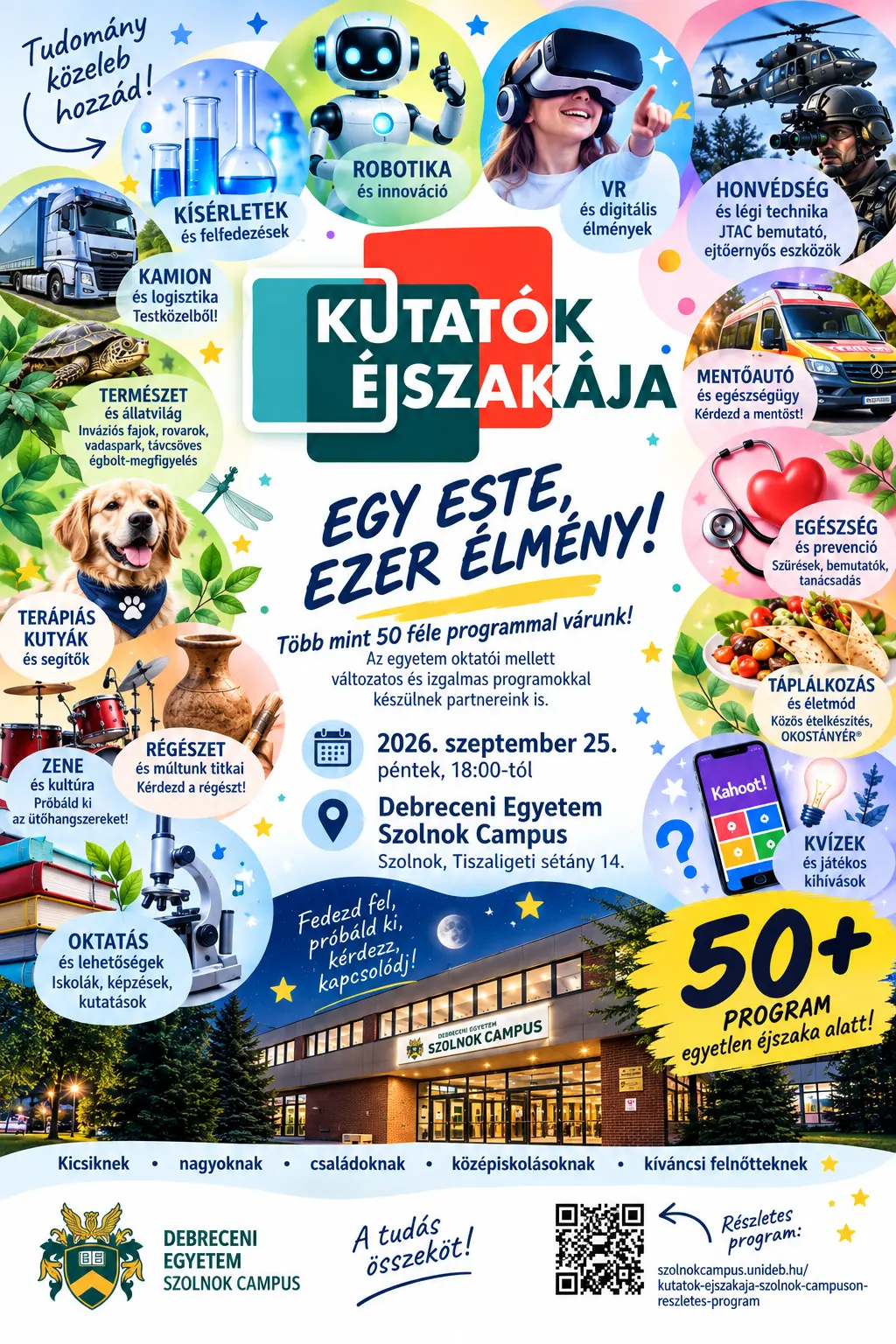 Kutat&oacute;k &Eacute;jszak&aacute;ja - n&eacute;h&aacute;ny k&eacute;p a v&aacute;rhat&oacute; programokr&oacute;l